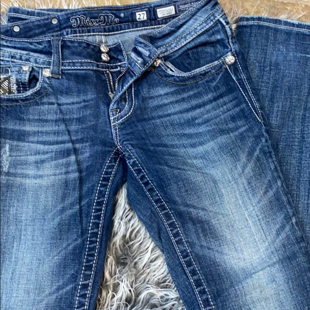 Miss me Camo & jeweled pocket skinnies
